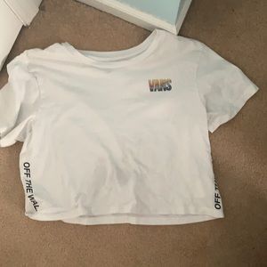 Vans cropped tee